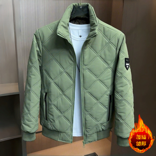 百搭冬款 加绒夹克韩版 休闲棉衣外套男潮流上衣男 男士 2025秋冬新款