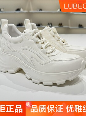路贝佳女鞋2025春秋款时尚休闲鞋厚底增高老爹鞋休闲鞋L25114Y-48