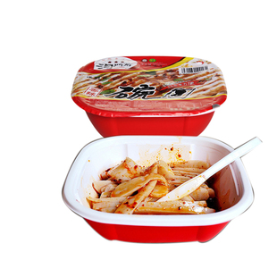 柳林沟门前碗团碗托碗脱荞面灌肠山西吕梁香辣碗秃鲜碗面10碗包邮