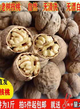 山核桃非纸皮核桃干货山西特产