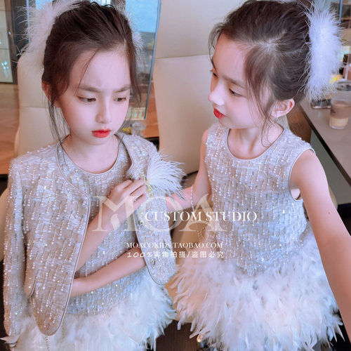 富家千金感裙子女童生日公主裙