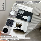 2025年爆款 白色拍拍胶高饱和彩绘渐变持久流行显白美酒红色黑色