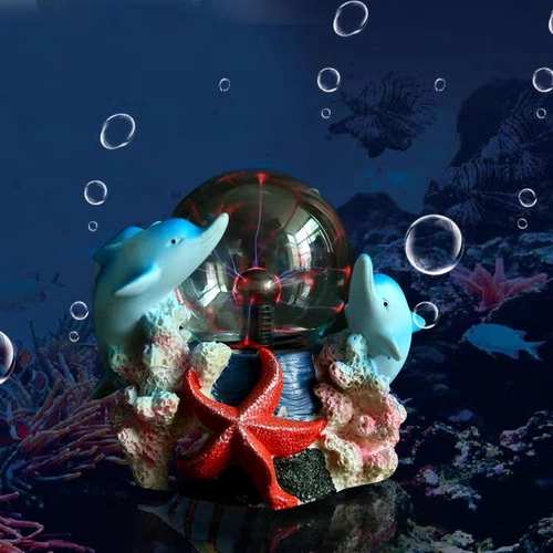 Сердце океана дельфина охраняет хрустальное мяч волшебный мяч ионный шарик