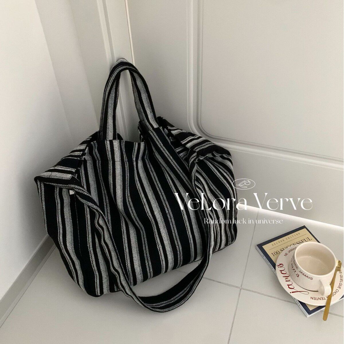 2025新品~ 休闲大容量包包女帆布袋通勤单肩包托特包手提包
