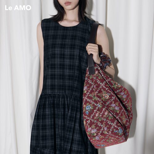 LeAMO｜原创'Garden花园包'小众设计复古提花布大容量通勤托特包