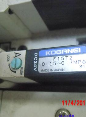 议价KOGANEI小金井原装现货 电磁阀 F15T2