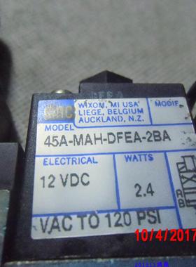 议价 MAC  原装现货 电磁阀 45A-MAH-DFEA-2BA