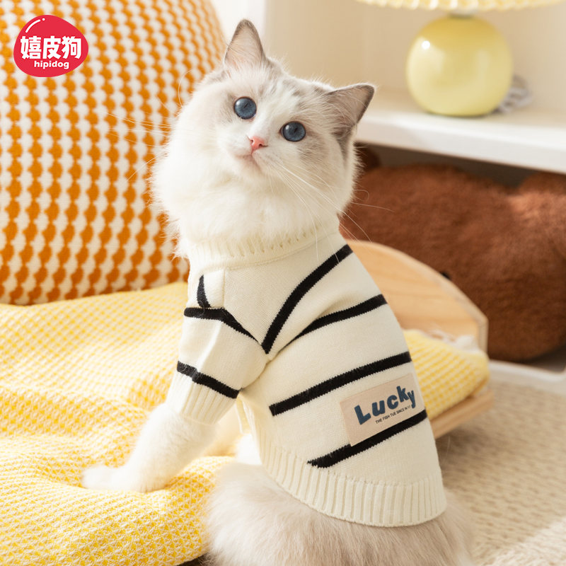 2024新款猫咪毛衣春秋保暖防掉毛