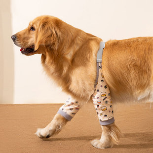 中大型犬關節(jié)防護 金毛狗狗衣服護肘護膝拉布拉多薩摩寵物春夏薄款