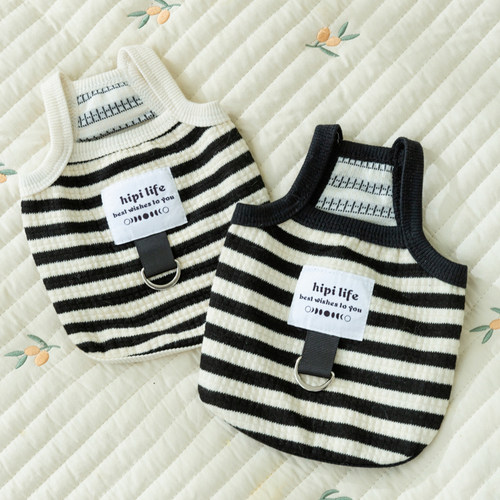 宠物夏季背心薄款泰迪自带牵引扣