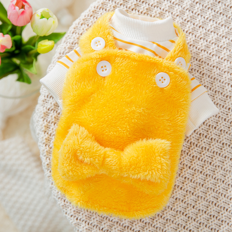 秋冬新款小狗狗背心毛绒马甲猫咪
