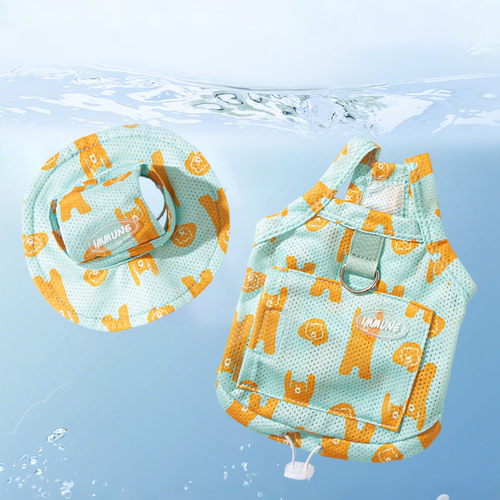 狗狗要衣服弹力熊熊牵引凉凉衣