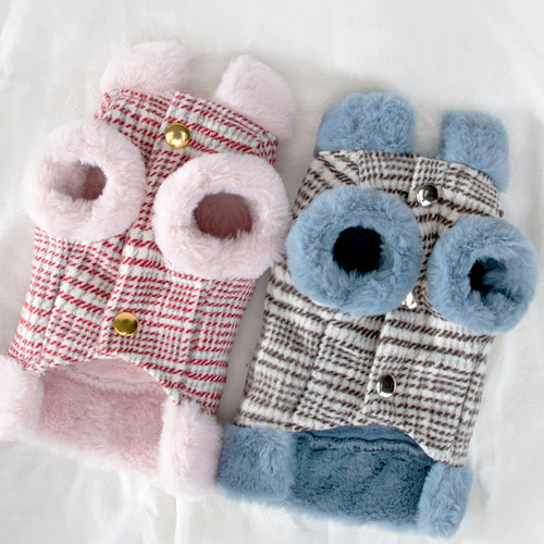 可牵引#狗狗加厚保暖棉衣秋冬装