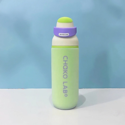 7.5cm透明硅胶杯套chakolab和序700ml保温杯垫学生水壶保护套防摔