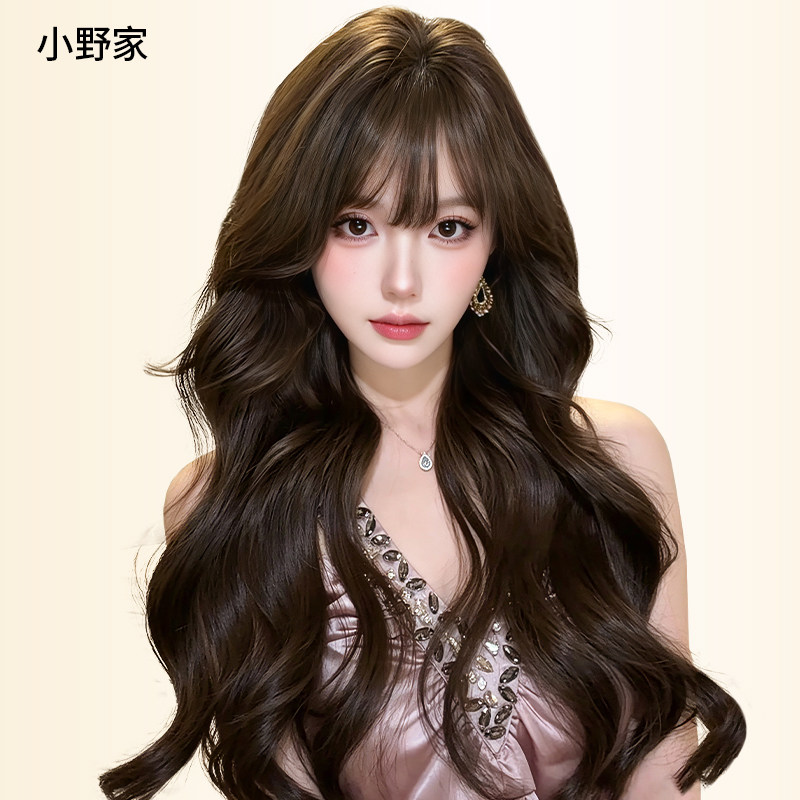 假发全头套女真人发丝大波浪长卷发隐形无痕自然逼真整顶假发套