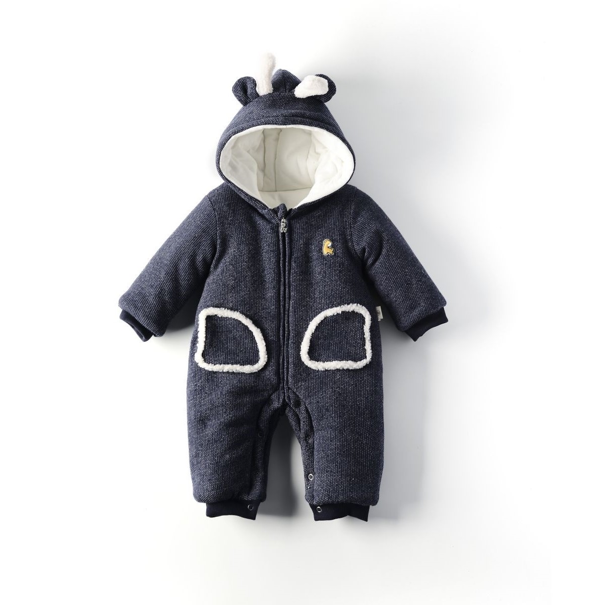 童泰男女宝宝加厚外出冬季棉服