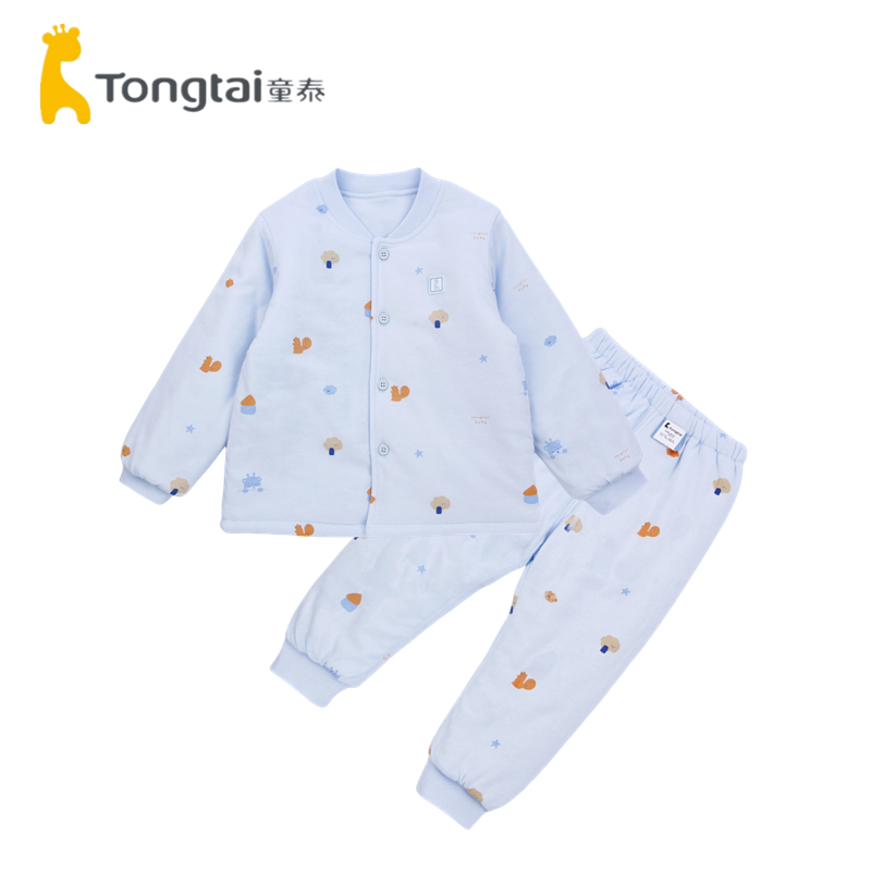 童泰秋冬纯棉棉袄棉裤套装