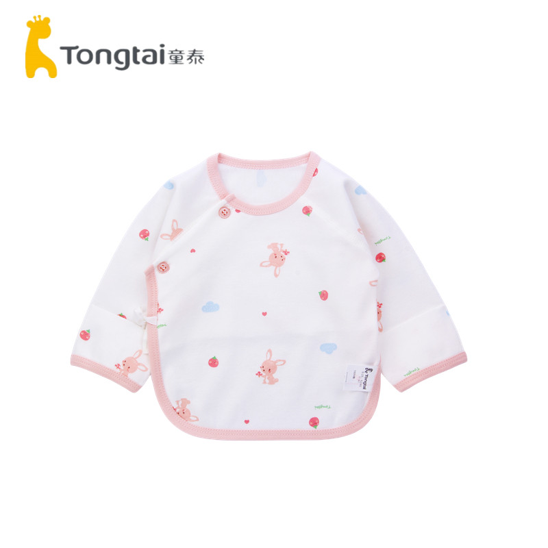 童泰半背衣新生儿上衣0-3月纯棉衣服春夏秋冬款婴儿和尚服内衣