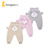 休闲外出加厚60克棉裤 童泰秋冬6 36月婴幼儿男女宝宝大PP高腰棉裤