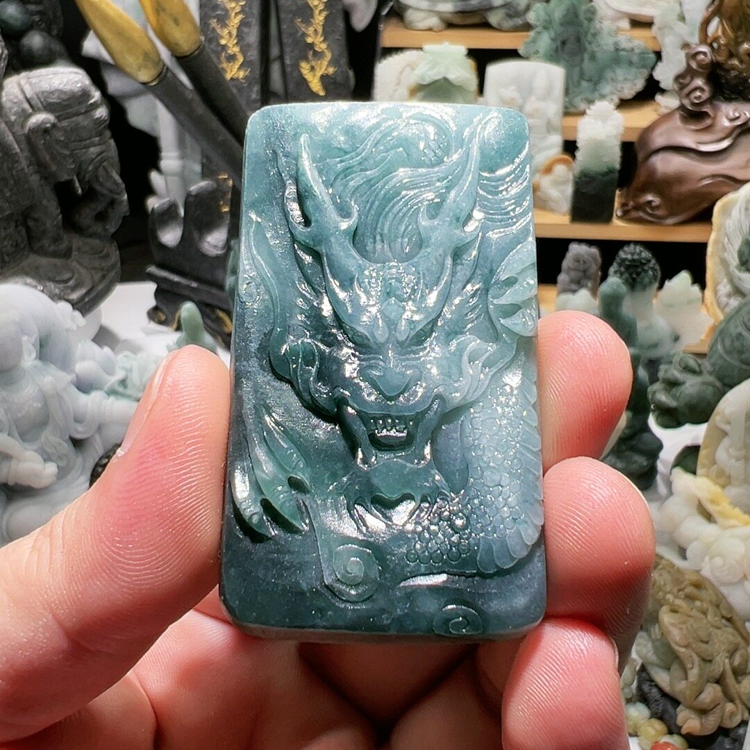 翡翠工厂清货龙牌