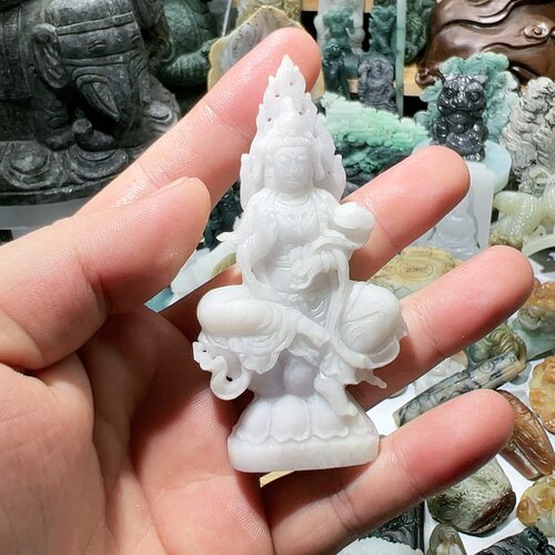 翡翠工厂清货摆件观音