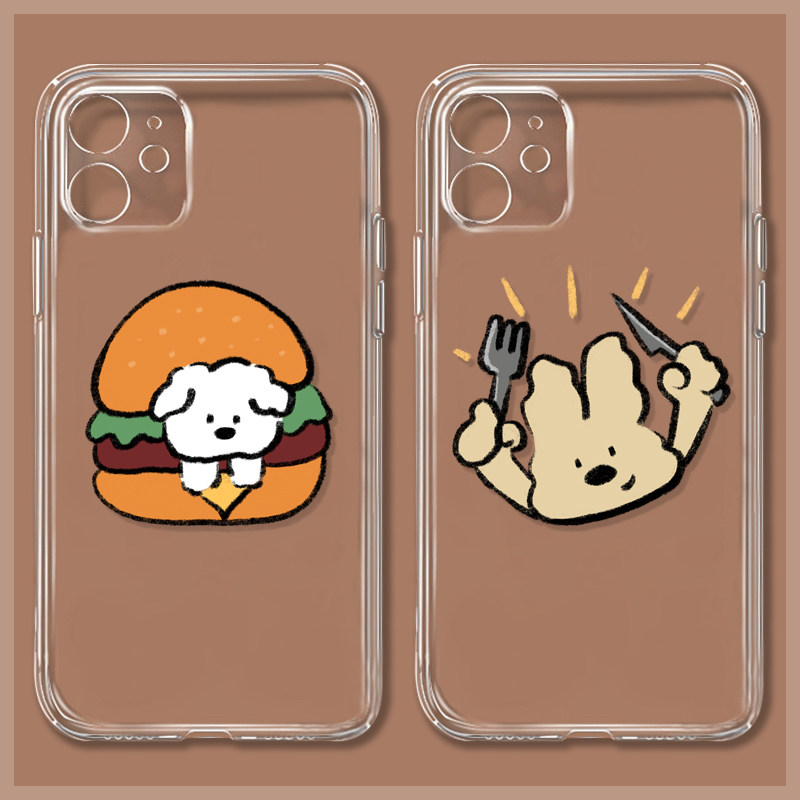 小狗汉堡适用于iPhone14promax手机壳苹果13/12mini小米9华为vivoS15/7plus/8p透明xsmax/se3/OPPOreno7怎么样,好用不?