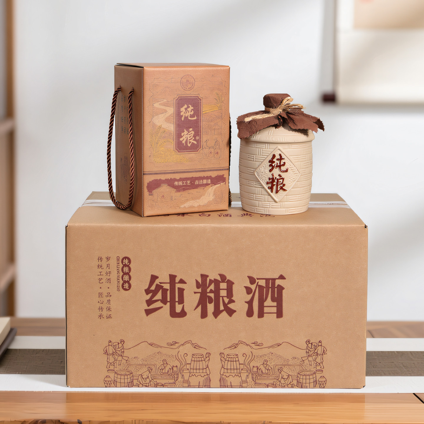 酒坛酒罐陶瓷白酒瓶子空瓶高档窖藏空酒瓶存酒专用装酒壶密封仿古