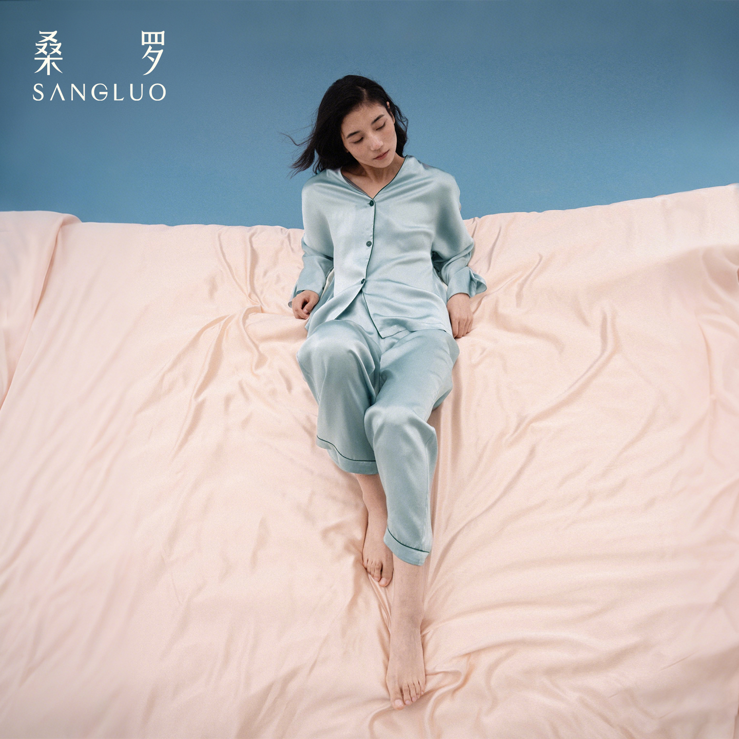 禅意』100%桑蚕丝真丝睡衣套装