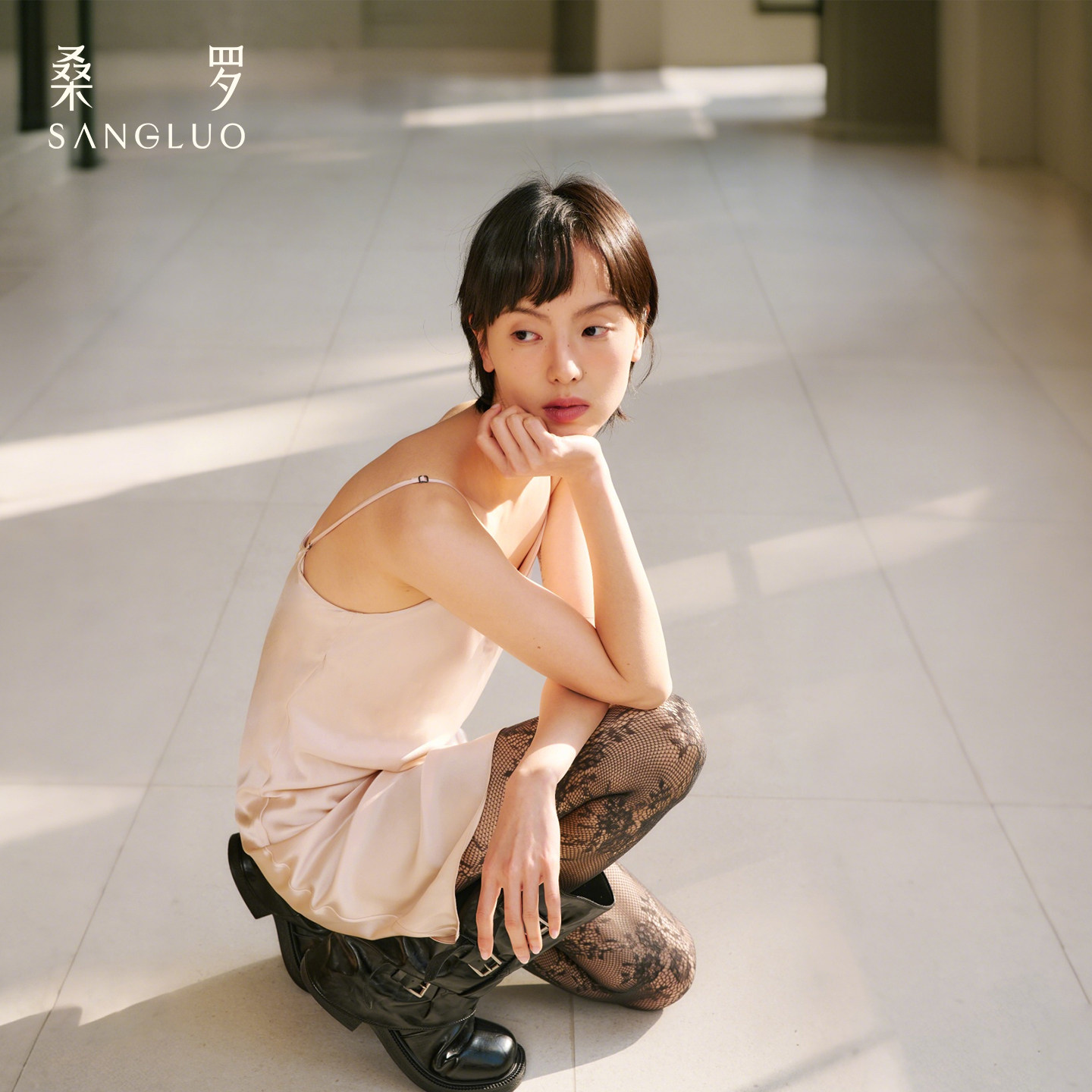 桑罗纯净丝』真丝睡裙带胸垫连衣裙桑蚕丝吊带裙外穿家居服本命红