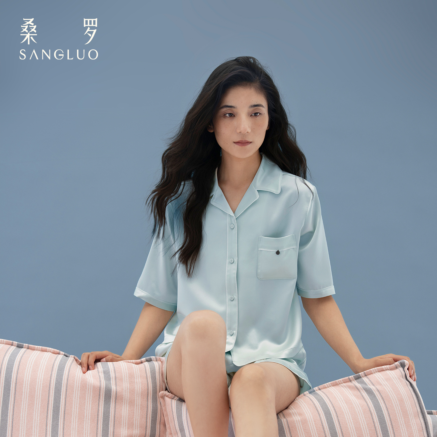 重磅真丝|100%桑蚕丝短袖套装女