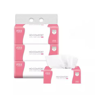 好家风4层360张3包XL大尺寸百合花香抽纸抽取式 面巾纸餐巾纸加厚