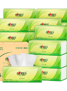 DT32130（DT14120） 心相印茶语丝享24包120抽三层面巾抽纸餐巾纸