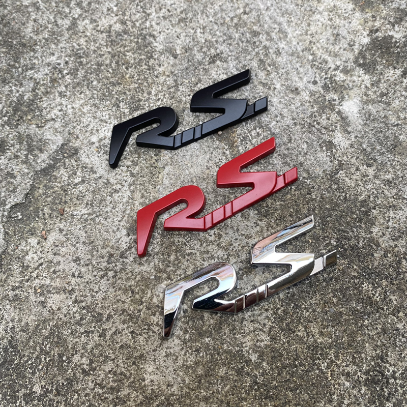 金属中网标rs金属改装装饰贴标