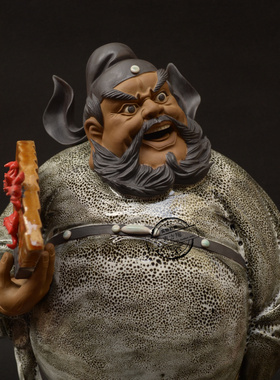 镇宅石湾公仔钟馗保平安工艺品