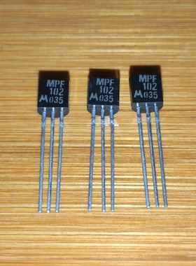 MPF102摩托罗拉N沟道耗尽型JFET高频信号放大结型场效应管射频用