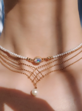 埃及系列颈链女欧珀浪漫礼服