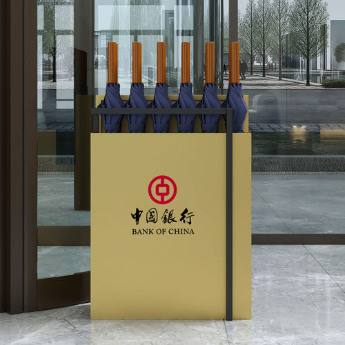 商用大容量定制雨伞架公司酒店