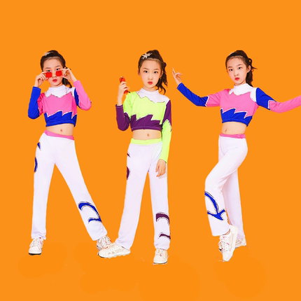啦啦队演出服比赛服中小学生运动会竞技健美操服装团体操表演服装