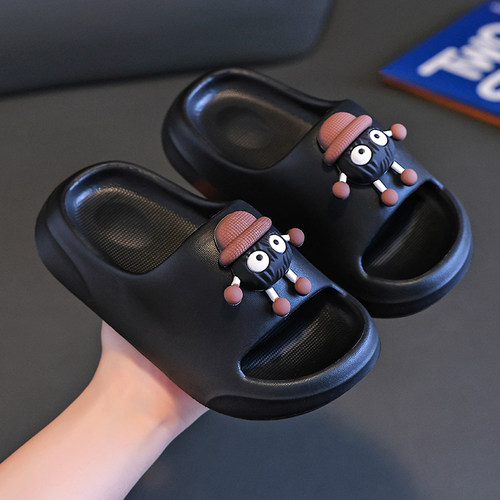 儿童EVA拖鞋踩屎感男童女童夏季 卡通可爱软底厚底小孩外穿凉拖鞋