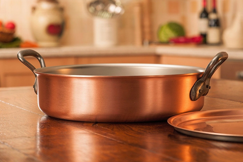 比利时产FALK特厚铜锅主厨锅