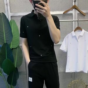 夏季新品短袖男女同款刺绣休闲宽松时尚百搭时尚T恤半袖潮T346P35图片