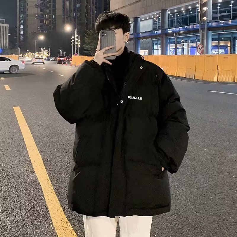 棉衣男冬季加厚棉袄外套韩版潮流宽松ins潮牌面包棉服潮 MY902P78图片