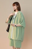百搭女日系文艺新款ins简约时尚套装慵懒气质原宿潮流流行A55P55，女装套装/套裙，星座1013-2