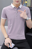 95%棉青少年男士POLO衫男装翻领短袖T恤莱卡棉汗衫夏款潮T909P38，男装Polo衫，星座1013-2
