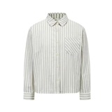 春秋泡泡纱条纹衬衫男正肩长袖衬衣美式cleanfit薄款外套C822P45，男装衬衫，星座1013-2