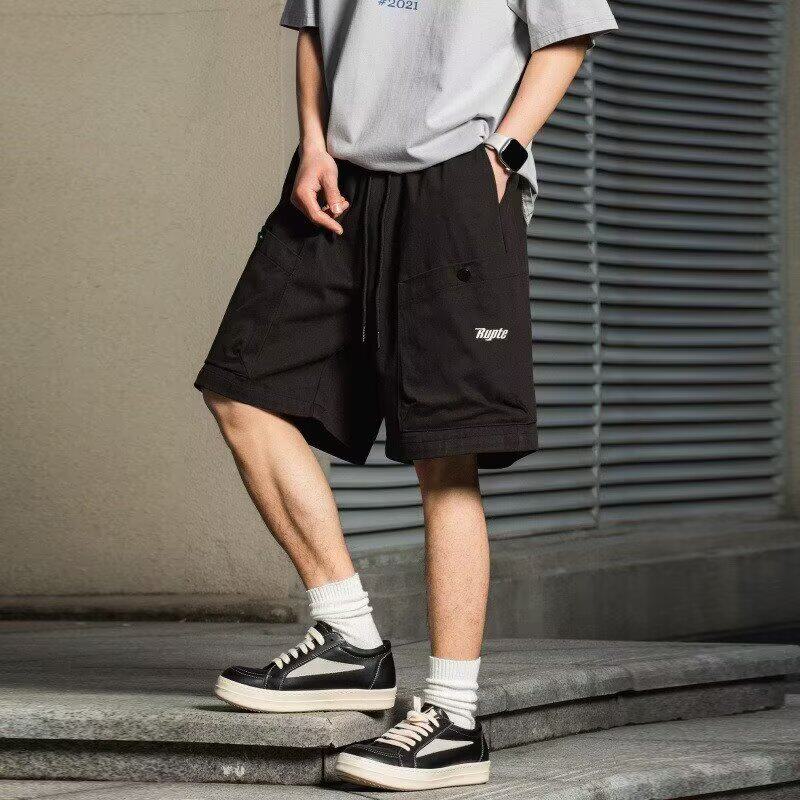 骆驼运动速干裤女夏季款短裤冰丝透气宽松薄款跑步休闲裤DK48P38，男装牛仔裤，星座1013-2