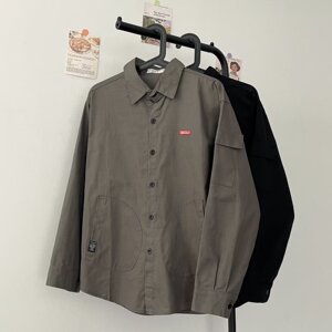 秋季长袖衬衫男士新款衣服外套春秋潮流帅气休闲衬衣男装C13P38