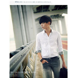 夏季短袖豹纹衬衫男学生休闲韩版修身男士七分袖衬衣潮C07P10，男装衬衫，星座1013-2