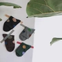 Mạnh Xiao Niu tùy chỉnh mùa xuân và mùa thu trẻ em mới điểm sóng vớ ngắn mô hình cha mẹ trẻ con vớ vớ không xương - Vớ tất cho bé giá tốt