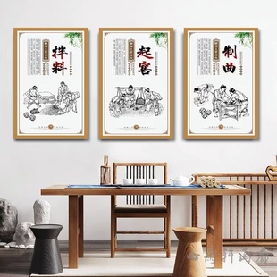 酒庄挂画酒窖酒厂酿酒坊酒馆装饰画餐饮店饭店国粹酒文化白酒壁画